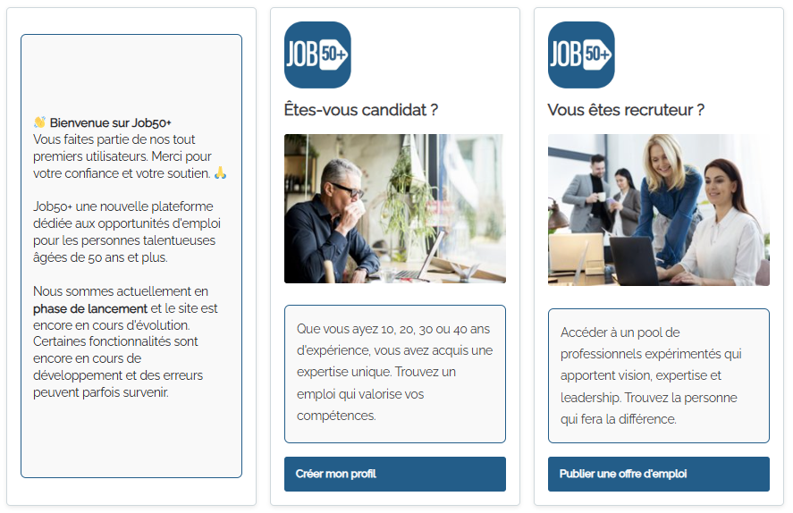 BSC BW A COLLABORÉ AU DÉMARRAGE DU PROJET AMBITIEUX  JOB50+